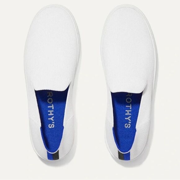 Rothy’s The Original Slip On Sneaker bright white size 7 - Picture 2 of 8